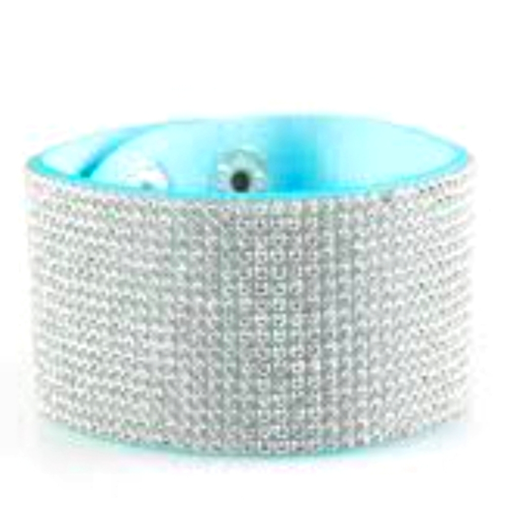 "Roll with the Punches" Aqua Blue Bracelet
